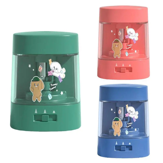 Automatic Electric Pencil Sharpener Durable Aesthetic Kawaii Stationery School Supplies Gifts For Kids Friends Students