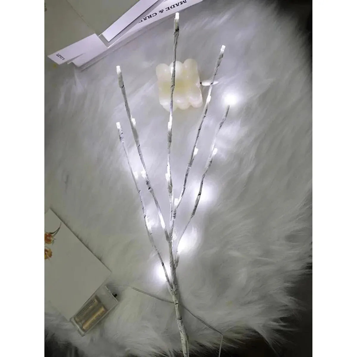 1 PC White Birch Branch Light LED Festive Lights Battery Operated For home Decoration Twig Outdoor Lights