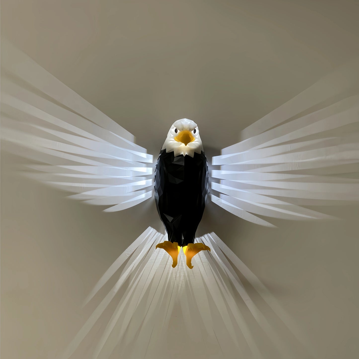 Bald Eagle Night Light Projection Lamp Tape Remote Control Rechargeable Children's Gift Bedroom Decorations Room Decor