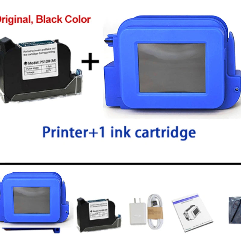 25 languages Portable mini printer handheld 12.7mm printer number expiry date logo inkjet printer