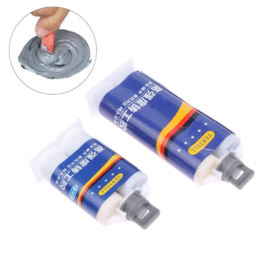 50/100ml Cold Weld Strong Defect Repair Agent Glue Metal Repair Paste 2 In1 Industrial AB Caster Glue Heat Resistant Sealant