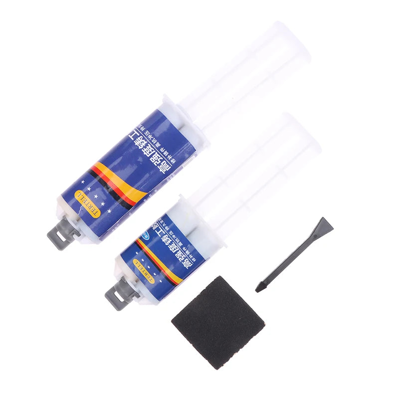 50/100ml Cold Weld Strong Defect Repair Agent Glue Metal Repair Paste 2 In1 Industrial AB Caster Glue Heat Resistant Sealant