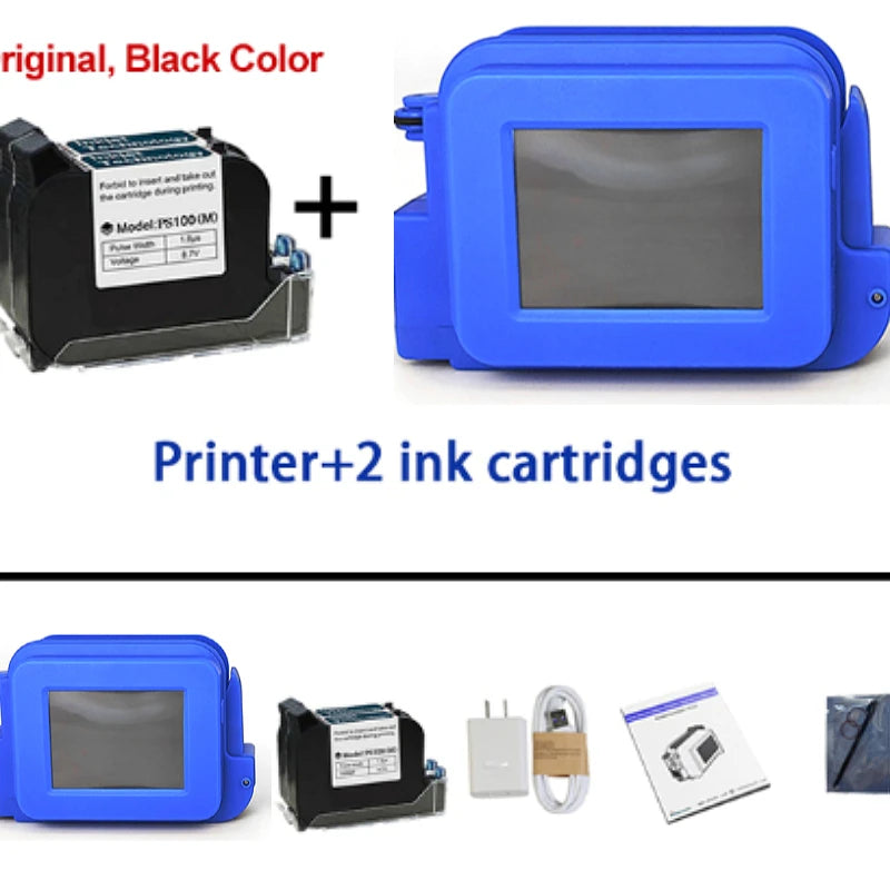 25 languages Portable mini printer handheld 12.7mm printer number expiry date logo inkjet printer