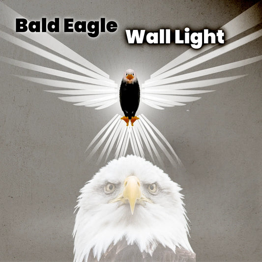 Bald Eagle Night Light Projection Lamp Tape Remote Control Rechargeable Children's Gift Bedroom Decorations Room Decor